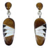Sterling Silver Multicolor Southwestern Post Dangle Earrings YX53226